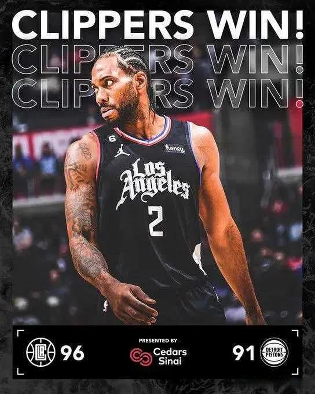 快船两胜马刺取得三连胜 快船两胜马刺取得三连胜